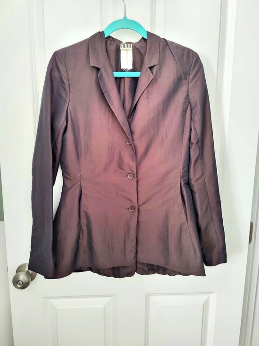 Lilith Blazer in Brown/Purple Iridescent Size Small #vintage